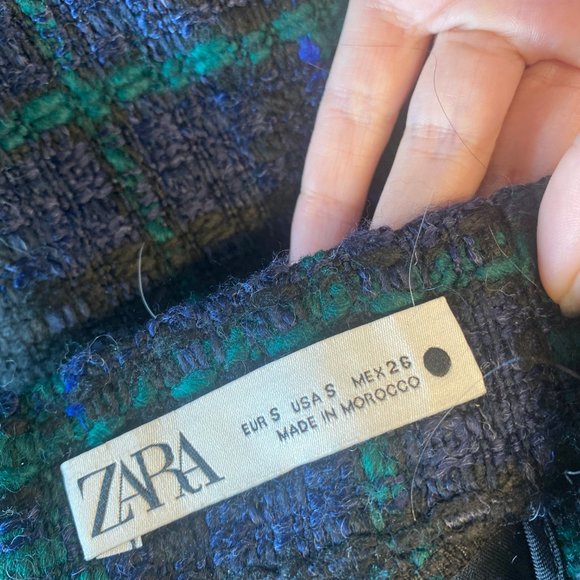 Zara Small Plaid Skirt - Picture 6 of 6